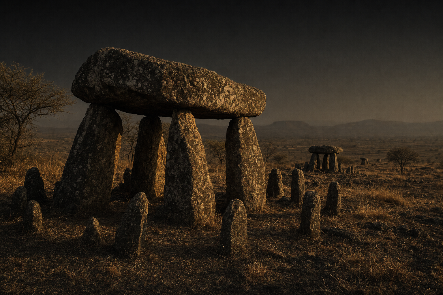 The Megalithic iron age — stone dolmens along the Godavari corridor